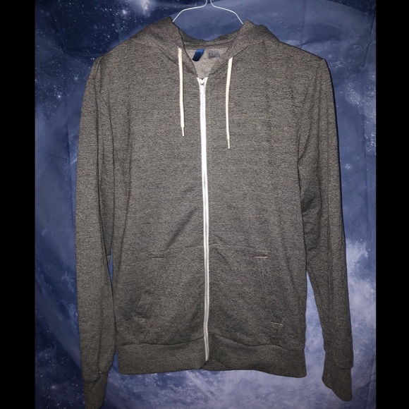 h&m men's zip hoodie